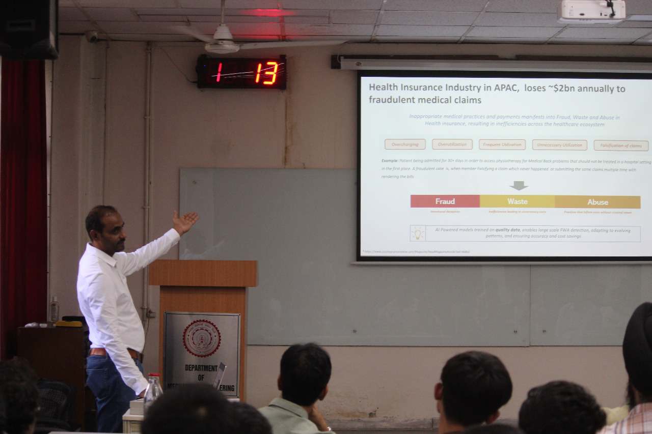 Dr. Boli Chen with attendees